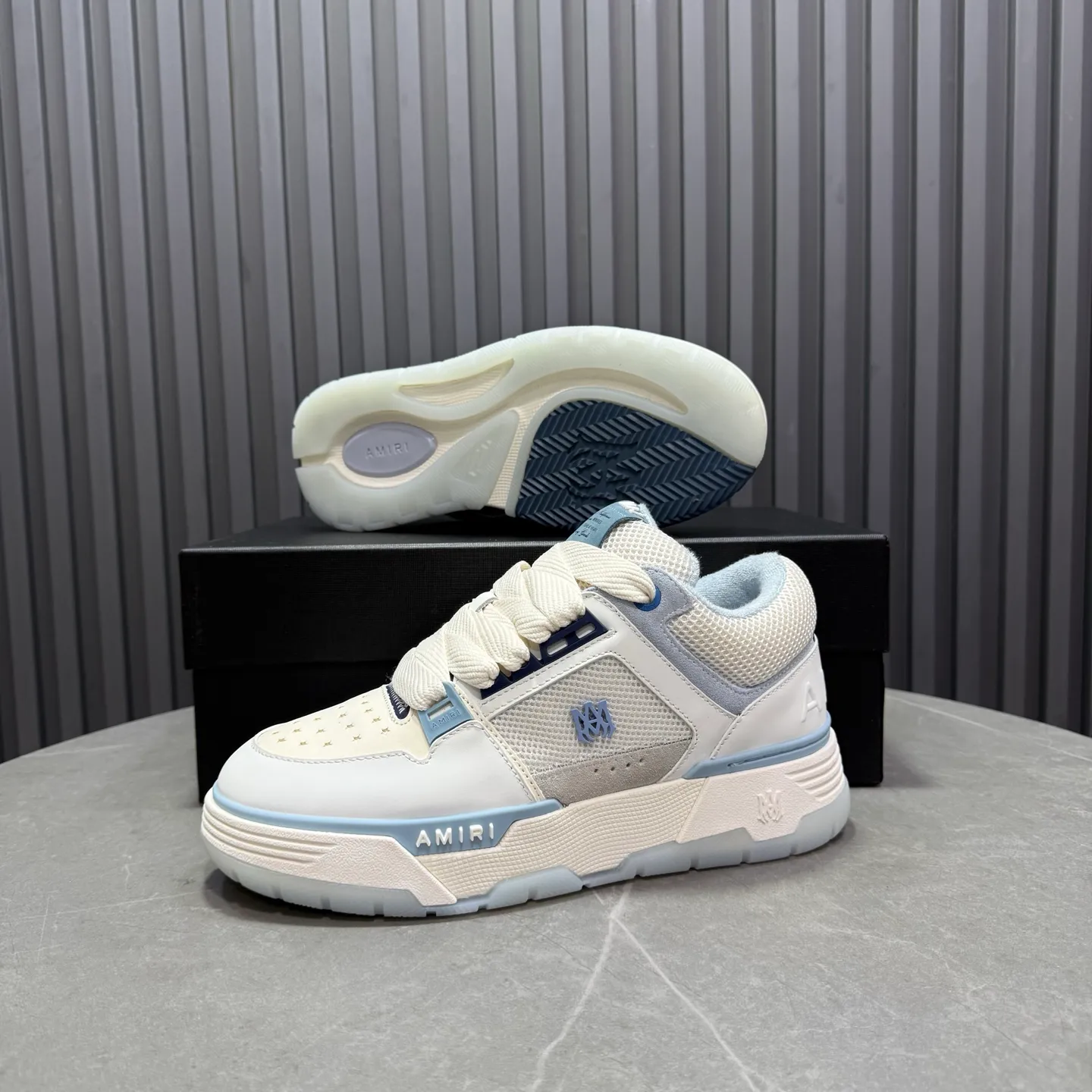 Men's shoes 💰660💰 AMIRI AMIRI trendy brand hot sale 🔥 Available all year round, couples 💑 Official website synchronization Imported fabrics 1⃣️ vs 1⃣️ replica, original factory special original sole, 35-45 (45. non-refundable)